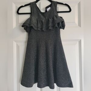 Elegant Black Kids Dress With Sparkles